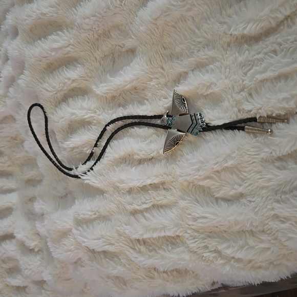 unbranded Other - Bolo tie Western style phoenix, turquoise and silver